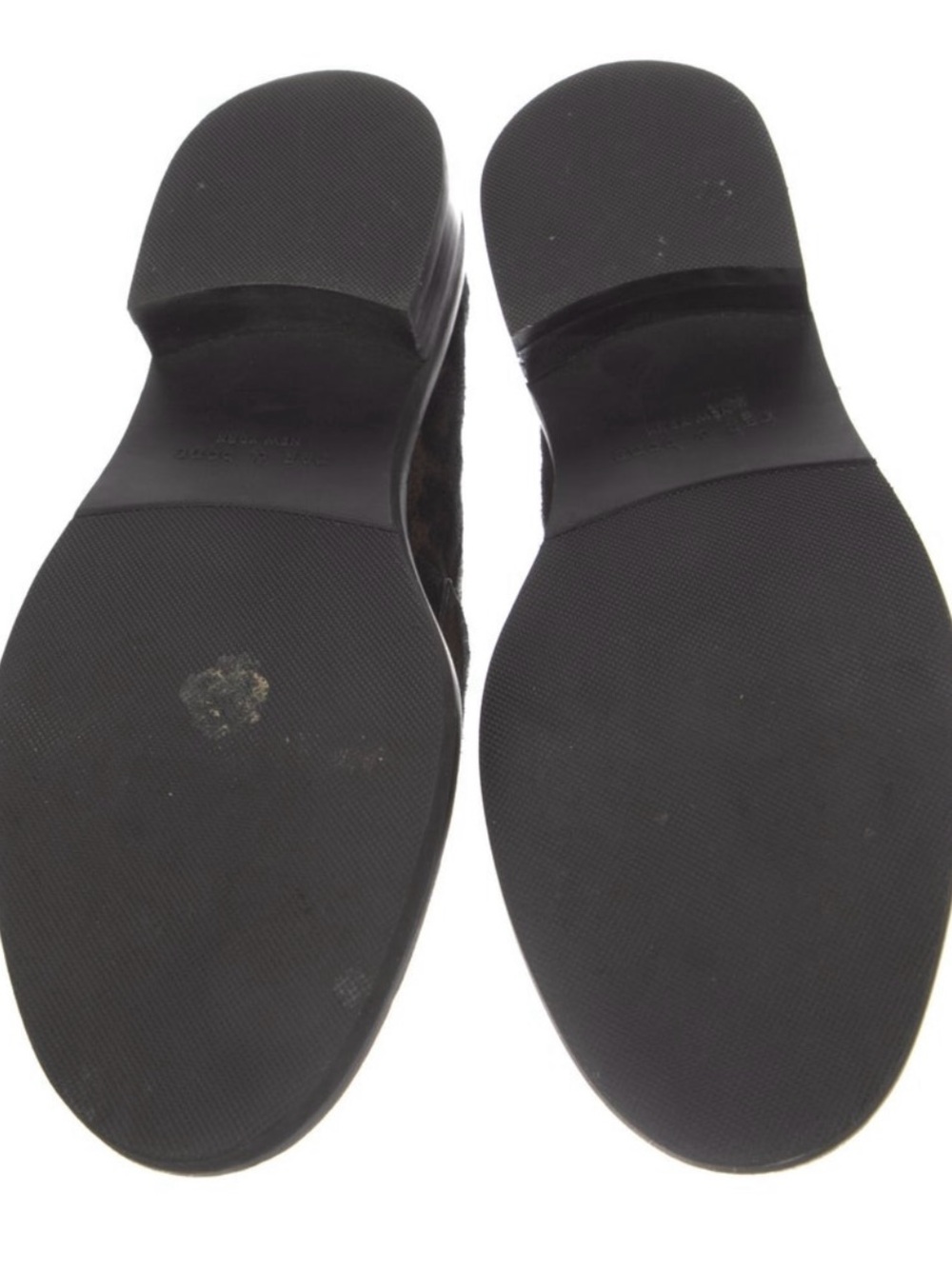 rag & bone New York Women's Leopard Suede Penny Loafers Size 8 or 8.5 - Picture 5 of 11